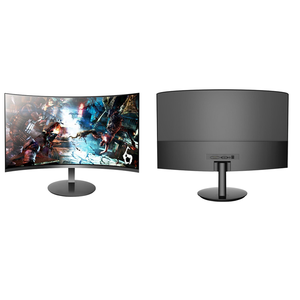 จอภาพโค้งสีดำขนาด24นิ้วจอภาพคอมพิวเตอร์สำหรับเล่นเกม Tft สำหรับอินเทอร์เน็ตคาเฟ่อัตราการรีเฟรช2 Ms - Product Image 4