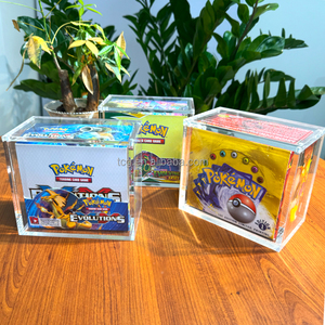 TCG Usine En Gros Acrylique <span class=keywords><strong>Pokemon</strong></span> Booster Boîte 1ère Édition <span class=keywords><strong>Pokemon</strong></span> Cartes Original Vitrine Aimant Fort - Product Image 4