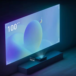 New Mi Laser Cinema 2 <b>4K</b> Ultra Short Throw Laser TV 2400 ANSI Lumens Dolby Vision Atmos Smart Home Cinema <b>Projector</b> CN - Product Image 4