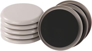 Patins de meubles, glisseurs autocollants, coussinets de déplacement pour tapis, protecteurs de pieds de chaise, coussinets de pieds, glisseurs en PTFE pour l'extérieur - Product Image 2