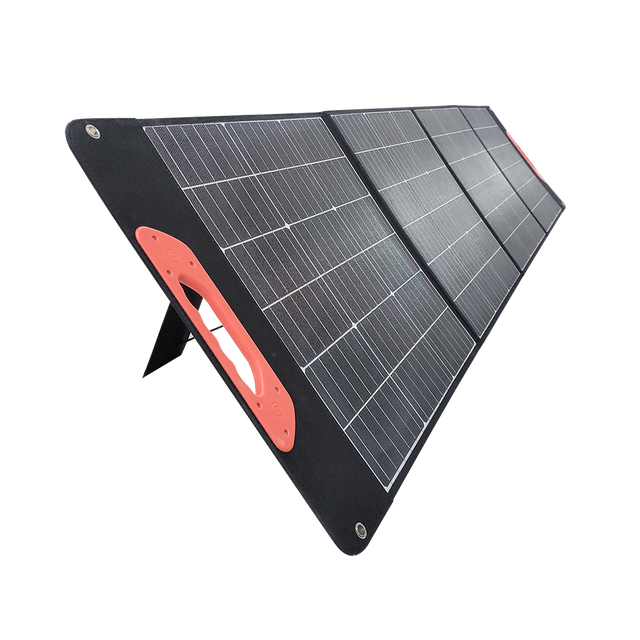 Portable 200W High Efficiency Monocrystalline Foldable Solar Panel IP65/66 Waterproofing for Camping Outdoor Laptop Charging
