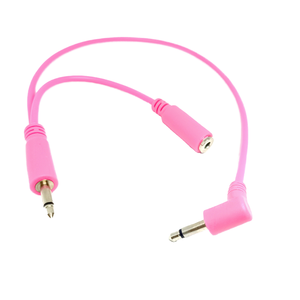 Câbles de raccordement empilables avec séparateur en Y 3,5 mm, gaine en PVC, connecteur mono - Product Image 4