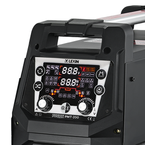 Nouvelle machine à souder synergique 200A Pulse 5-en-1, gaz et sans gaz, certifiée CE pour l'acier inoxydable, technologie de soudage synergique - Product Image 1
