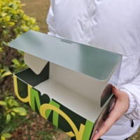Boîte alimentaire jetable en papier kraft blanc de qualité alimentaire ETpack, boîte à pain et desserts en papier pour emballage à emporter, logo personnalisé