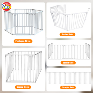 MFF001 Corralito Portátil para Bebés, Barrera Protectora para Mascotas y Chimeneas, con Barrera de Seguridad para Bebés - Product Image 4