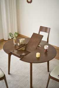 Mesa de comedor redonda extensible de madera, mesa de cocina plegable, muebles modernos para comedor, juego de mesa de comedor para 6 personas - Product Image 2