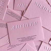 Cartes en papier personnalisées de haute qualité et cartes de visite de type jeu de cartes, finies avec impression numérique et gaufrage artisanal
