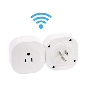 Smart life Universal Plug Wifi Socket Mini EU Wall Remote Control Alexa Google Home Tuya Wireless Outlet Socket