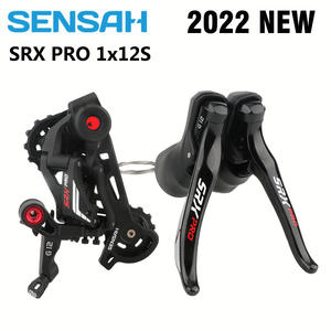 SENSAH-<span class=keywords><strong>desviador</strong></span> de bicicleta de carretera 2x11 PRO2 x 12, mango extraíble <span class=keywords><strong>delantero</strong></span> y trasero, SRX, nuevo - Product Image 2