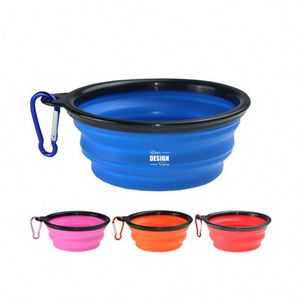 Collapsible Dog Bowl - Portable Travel Pet Bowl in TPE/Silicone - Promotional Pet Feeding Solution - Product Image 1