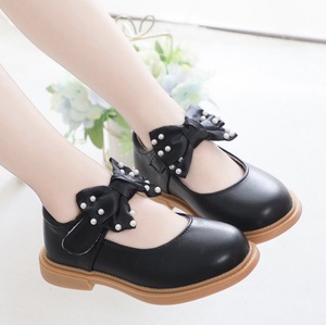 Zapatos Planos para Niñas, Nuevo Diseño Otoñal, Hermosos Zapatos con Lazo Marrón para Niñas, Zapatos de Princesa - Product Image 1