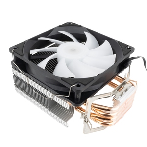 ZeroMaster T400, 4 Tubos de Calor, Bajo Ruido, ARGB, Rodamiento Fluido, Cobre y Aluminio, Ventilador de CPU de 120 mm, 58 CFM, Disipador de Calor para Juegos, 4 Pi - Product Image 3