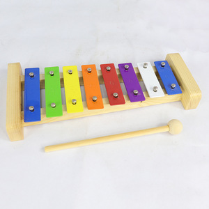 Xilófono de Madera Orff de Ocho Tonos al por Mayor, Instrumento de Percusión Educativo para Niños, Juguete Divertido para el Entrenamiento Temprano - Product Image 2