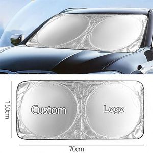 Parasol Plegable y Retráctil para Ventana Delantera de Coche, Personalizado con Logotipo Promocional AI-MICH, de Poliéster - Product Image 1