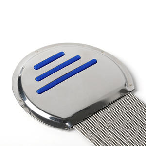 Vente en gros de poils humains pour animaux de compagnie, peigne à <span class=keywords><strong>poux</strong></span> en métal à dents en spirale, tête en acier inoxydable, peigne à <span class=keywords><strong>poux</strong></span> Terminator <span class=keywords><strong>anti</strong></span>-nit gratuit - Product Image 3