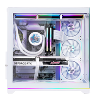 PC de Escritorio Sea View con AMD 7 7700 de 10 Núcleos, 32 GB de RAM, SSD NVMe de 1 TB, Tarjeta Gráfica RX9060 XT de 16 GB, Refrigeración Líquida, para Juegos de Alto Rendimiento