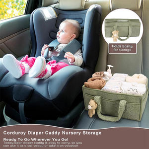 Sac à couches bébé en feutre léger avec rangement organisateur multi-compartiments pour maman voyage hôpital utilisation - Product Image 3