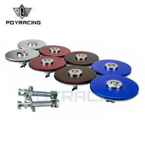 Poyracing <b>Engine</b> <b>Hood</b> Lock Pin Sleeve Blue Black Carbon Fiber For Modified Vehicles - Product Image 1