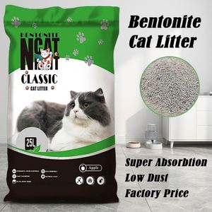 Fournisseur de produits pour animaux de compagnie, vente en gros de sable de bentonite naturel à agglomération rapide pour chat - Product Image 1