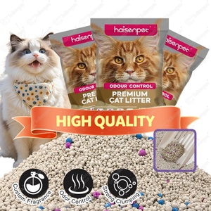 Factory Recruit Agents Dust-Free Fine Coarse Granules 0.5-4mm Carbon-Activated 100% Natural Sodium Bentonite <b>Cat</b> Litter - Product Image 1