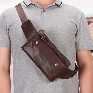 Andong Oil Wax Cow Leather Waist Pack <b>for</b> <b>Men</b> Man Crossbody <b>Shoulder</b> Chest <b>Bags</b> Multi-functional Male Belt Phone Pocket <b>Bag</b> - Product Image 1