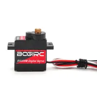 Servomoteur numérique micro BOGIRC 9G 17G 20G 15KG à engrenages métalliques pour accessoires de voiture, bateau, robot, planeur et avion à voilure fixe RC 1/10 1/8