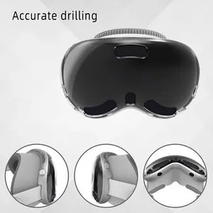 เคสซิลิโคนเนื้อนิ่ม TPU ฝาครอบใสสำหรับ <span class=keywords><strong>Visio</strong></span> N <span class=keywords><strong>Pro</strong></span> VR เคสป้องกันรอยขีดข่วนสำหรับ <span class=keywords><strong>Visio</strong></span> N <span class=keywords><strong>Pro</strong></span> Host กันกระแทก - Product Image 4