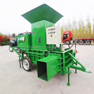 Presse à balles carrées YANHUI pour paille de blé, pelures d'ail, papier usagé, herbe fraîche, foin sec, coques de riz, avec moteur hydraulique - Product Image 1