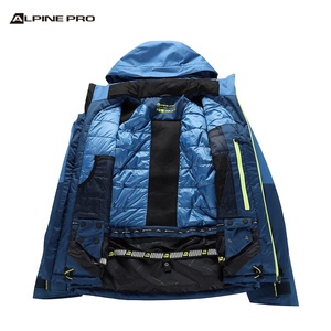 Veste de <span class=keywords><strong>ski</strong></span> imperméable Alpine PRO pour homme, coupe-vent 10 000 mm, coutures thermosoudées, design respirant, jupe de <span class=keywords><strong>ski</strong></span> amovible - Product Image 4