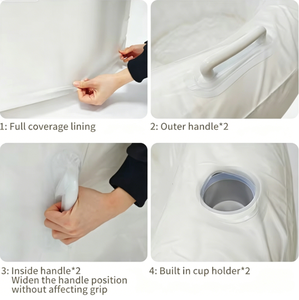 Forro de Plástico para Bañera de Parto Portátil OEM, Revestimientos para Piscinas para Parto en Casa - Product Image 3