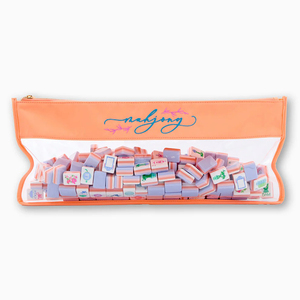 Juego de Fichas de Mahjong Americanas de Lujo Personalizadas, Acrílico de 1.25 Pulgadas, Color <span class=keywords><strong>Coral</strong></span>, 160 Fichas Grabadas para Coleccionistas y Entusiastas - Product Image 6