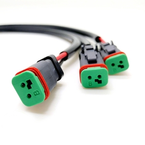 9005 9006 H11 转 Deutsch DT DTP 18AWG <span class=keywords><strong>2</strong></span> 针汽车连接器线束，用于 LED 工作灯条雾灯 - Product Image 4
