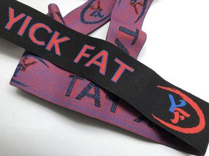 Elástico tejido Jacquard sostenible de nailon y poliéster moderno de diseño personalizado de 4CM con correas de logotipo personalizadas para prendas de vestir - Product Image 2