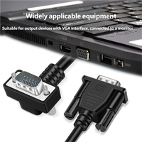Kabel VGA HD 1080P dengan Filter Kabel Video 3+9 3+6 3+5 3+4 3+2 4+5 Kabel VGA untuk Laptop PC Proyektor HDTV Layar LCD