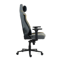 Nouvelle conception de chaise de jeu pour gamer en mousse moulée pour PC, combinée à un dossier inclinable extensible en PU, avec appui-tête magnétique à mémoire de forme, Silla Gaming