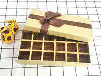 Emballage en papier de boîte de chocolat de luxe personnalisé