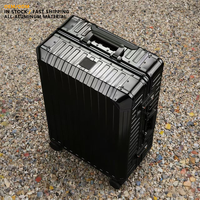 Valise de voyage rigide en aluminium de luxe de 20 pouces, roues pivotantes TSA, étanche, antivol, bagage à main, affaires