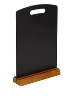 Porte-menu en bois naturel pour restaurant, présentoir de menu en bois pour France Ocean 5 Littlemill Kavlana