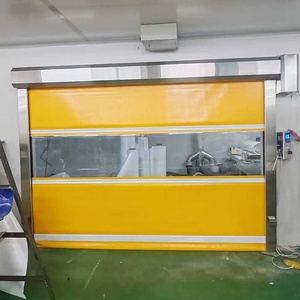 Porte enroulable automatique en PVC à grande vitesse <span class=keywords><strong>RENPU</strong></span> moderne, résistante au vent, pour atelier et entrepôt - Product Image 6