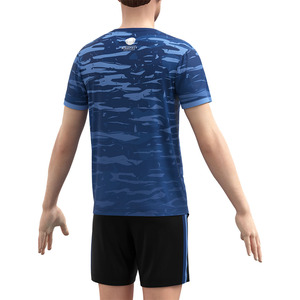 Top Qualité Sublimation Sports À Séchage Rapide Fitness Sportswear Coton Porter Oem <span class=keywords><strong>Bleu</strong></span> Netball Uniformes <span class=keywords><strong>Tennis</strong></span> Shorts - Product Image 6