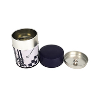 Vente en gros de boîtes de thé hermétiques de 50 g, boîte à thé en poudre de matcha avec double couvercle pour boîte à épices matcha