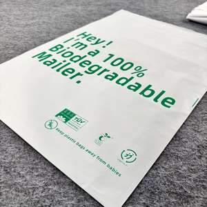 Enveloppe biodégradable personnalisé <span class=keywords><strong>poste</strong></span> logistique <span class=keywords><strong>colis</strong></span> courrier vêtements emballage compostable auto-scellant expédition postale expédition Sac postal - Product Image 2