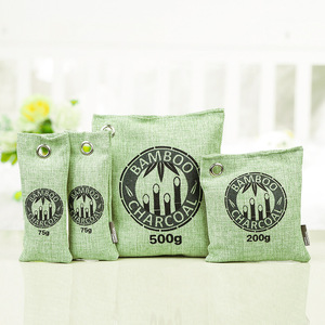 Auto armadi bagni aree per animali domestici utilizzare assorbitore di odori di carbone di bambù sacchetto di purificazione dell'aria naturale 75g 200g 500g eliminatore di odori gratuito - Product Image 4