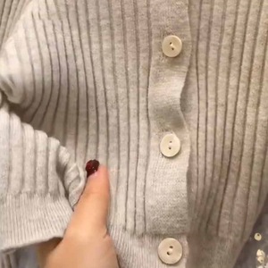 Tongxingyuan Girls Knitted Cardigan With Sequined Skirt Spring Outfit Set Cotton Solid Color Kids Clothing - Product Image 3