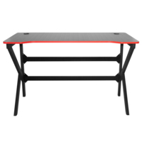 Bureau de jeu noir de haute qualité avec des caractéristiques durables, y compris une chaise de jeu, idéal pour la vente en gros et parfait pour les joueurs