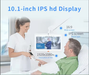 New 10.1" IPS Touch Screen Rockchip Quad Core Medical Android <b>Tablet</b> Pc 4G 3G GSM 5G Wi-F RJ45 POE NFC Smart Call Hospital Use - Product Image 2