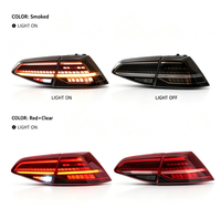 Feux arrière modifiés pour Volkswagen Golf 7 2014-2020, clignotants dynamiques, feux de freinage LED, ensemble de feux arrière de voiture