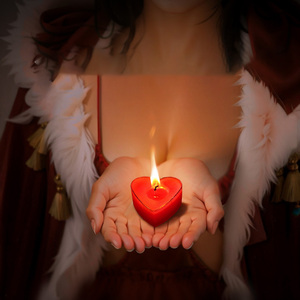 Heart-Shaped Soy Wax Candle Handmade SM Brinquedos Sexuais para Casais para o Natal Páscoa Diversão Teasing Wax Punição Baixa Temperatura - Product Image 6