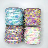 Bande élastique en dentelle papillon colorée de 1,8 cm pour accessoires de poupée DIY, bordure en nylon et élasthanne pour la décoration de vêtements pour animaux de compagnie