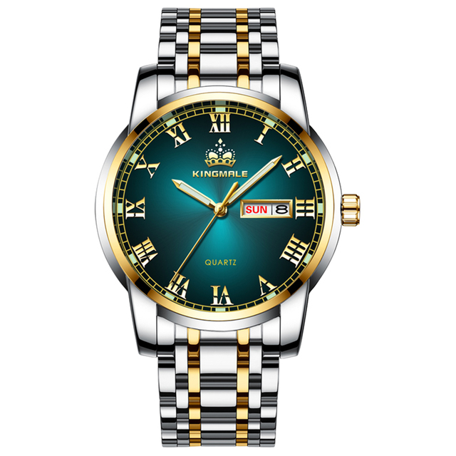 1908 Newest Fashion Quartz Watch Business Multi-Functional Luxury Men's Wristwatch Waterproof Luminous Sport Reloj Watch for Men